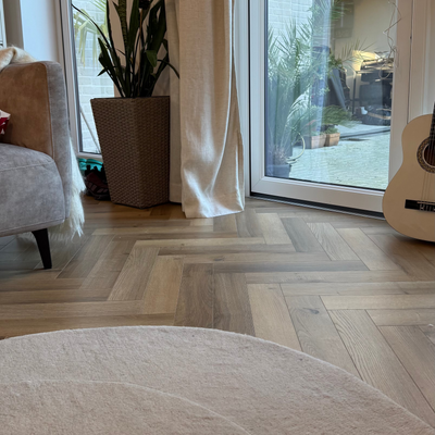 Sample of Farmhouse Oak Herringbone