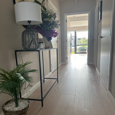 Baum Aqua Plus Pale Oak Long Plank 12mm (Laminate Flooring)