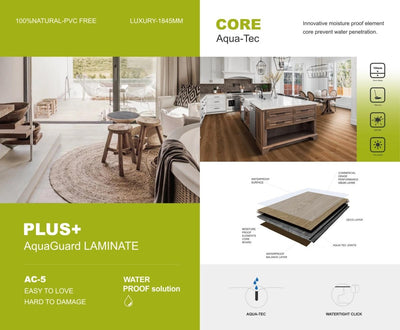 Baum Aqua Plus European Oak Long Plank 12mm - Wood Floor Store