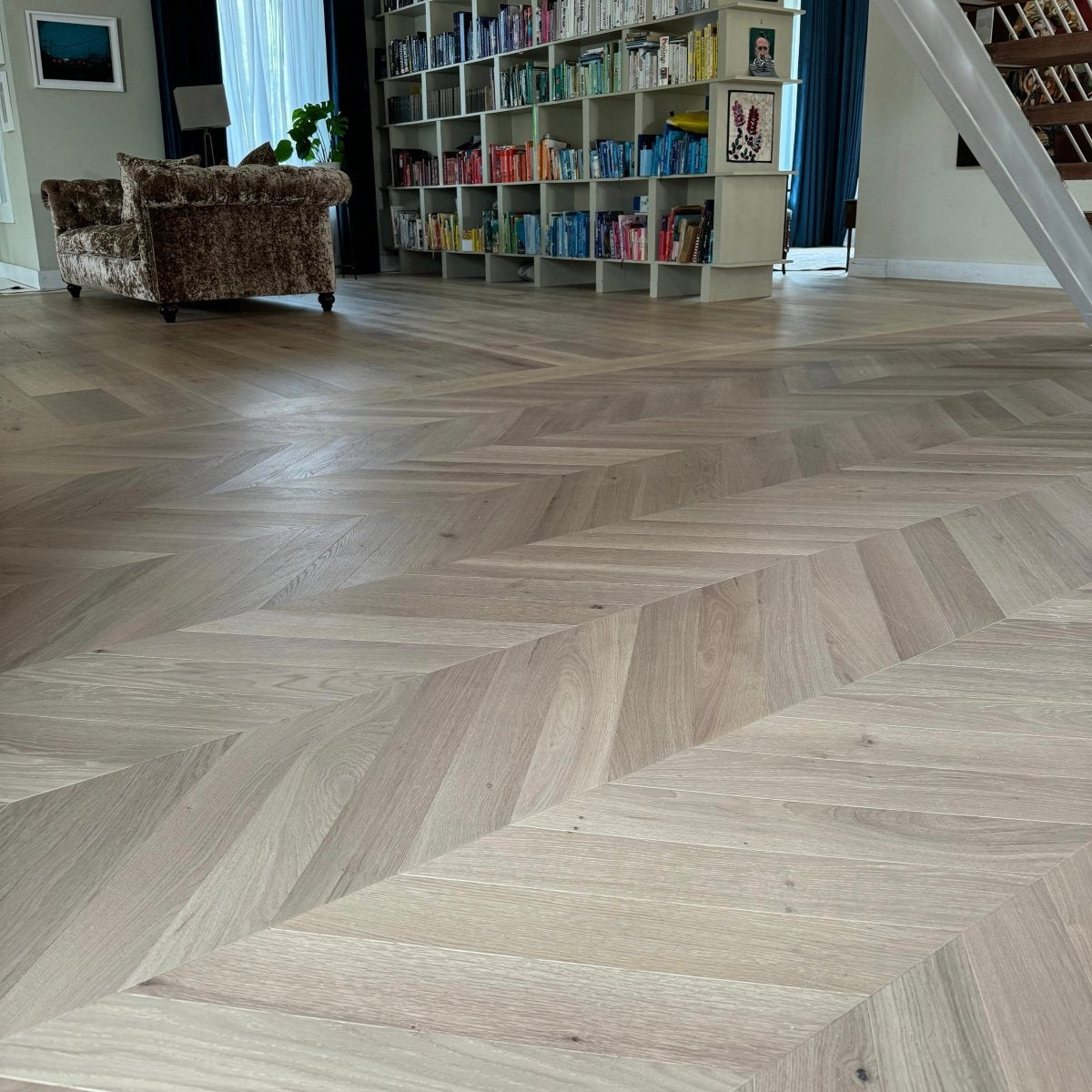 Fika Florence Oak Chevron - Wood Floor Store