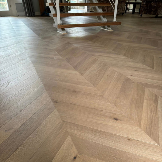 Fika Florence Oak Chevron - Wood Floor Store