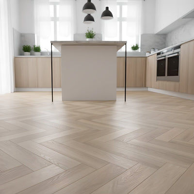 Karna Vintage Oak Herringbone SPC - Wood Floor Store