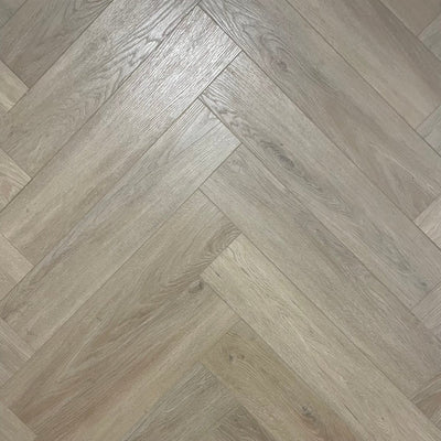 Karna Vintage Oak Herringbone SPC - Wood Floor Store