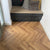 Laminate Herringbone Floor Fumed Oak 12mm Flooring Home Interior Design Kitchen Living Room