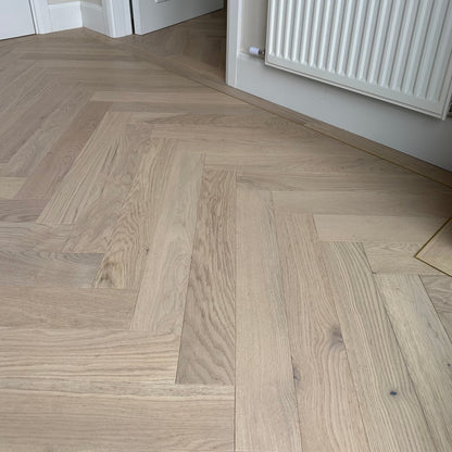 Fika Sorrento Oak Herringbone (Engineered Flooring)