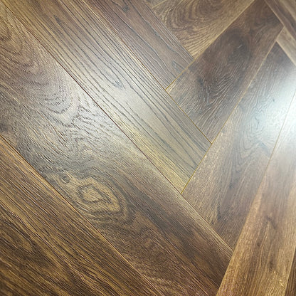 Konig Prestige Lightly Smoked Oak Herringbone (Laminate Flooring)