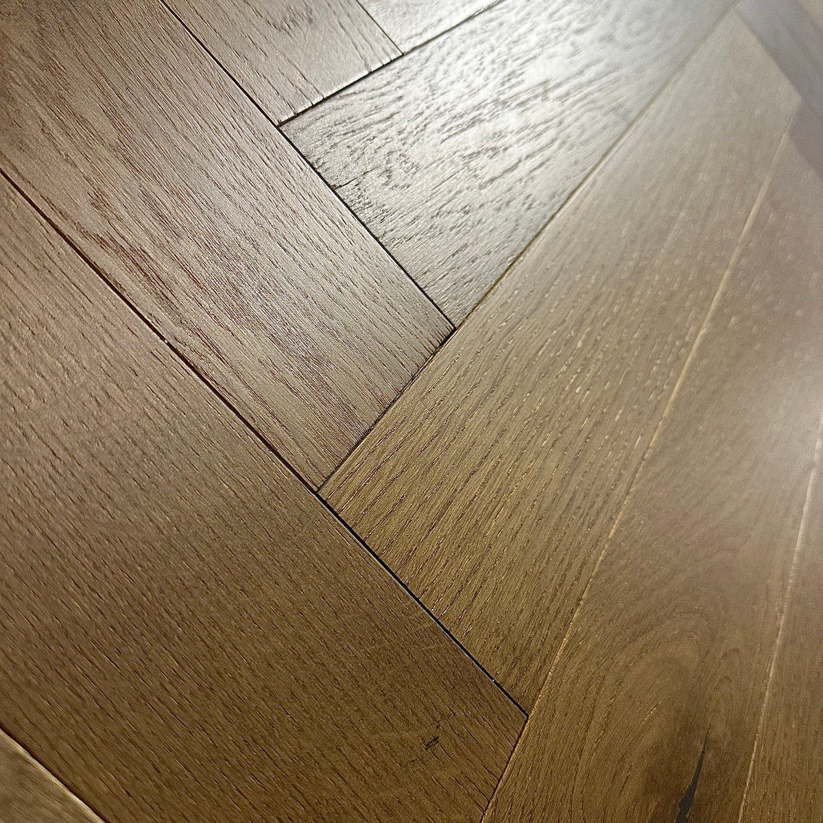 Fika Limed Grey Oak Herringbone