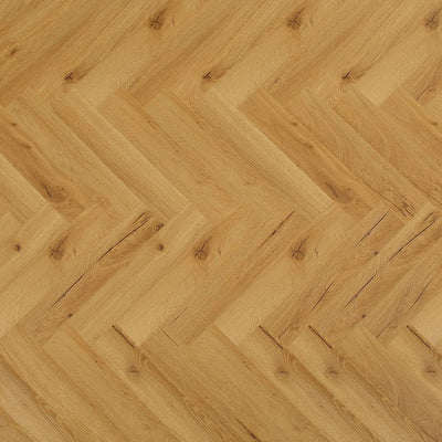 Wooden herringbone parquet flooring tiles in a light oak finish, arranged in a chevron pattern on a white background with the code SD-033 in the bottom right corner.