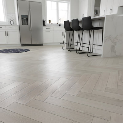 Baum Alpine Oak Herringbone (Laminate Flooring) - Wood Floor Store