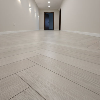 Baum Alpine Oak Herringbone (Laminate Flooring) - Wood Floor Store