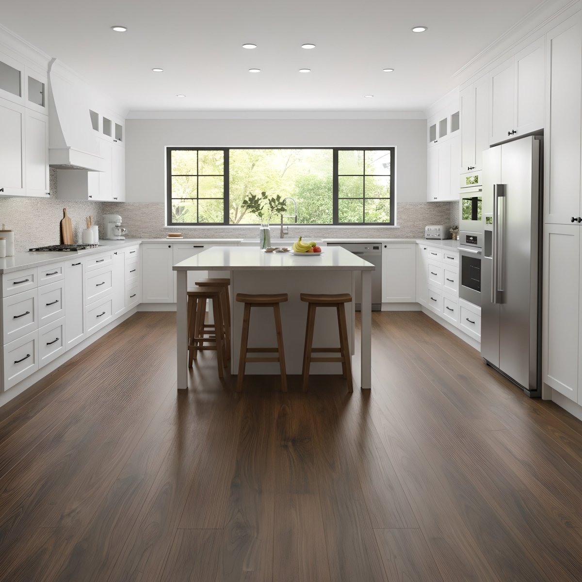 Baum Aqua Plus Dark Walnut Oak 12mm (Laminate Flooring) - Wood Floor Store