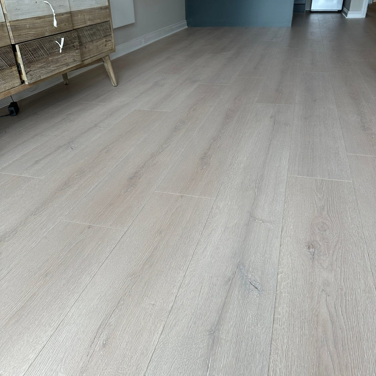 Baum Aqua Plus Pale Oak Long Plank 12mm - Wood Floor Store