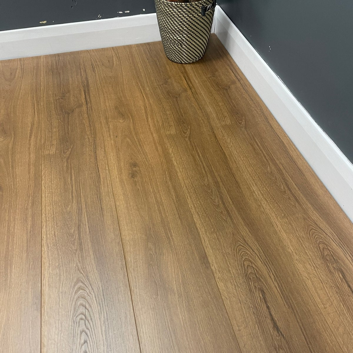 Baum Aqua Plus Smoked Oak Long Plank 12mm - Wood Floor Store