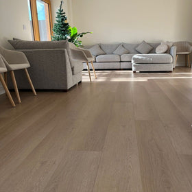 Baum Aqua Plus Washed Oak Long Plank 12mm - Wood Floor Store