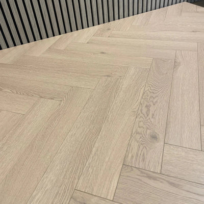 Baum Meadow Oak Herringbone (Laminate Flooring) - Wood Floor Store