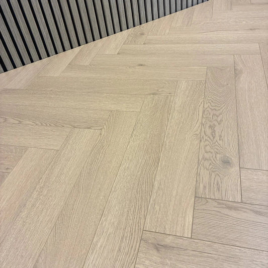 Baum Meadow Oak Herringbone (Laminate Flooring) - Wood Floor Store