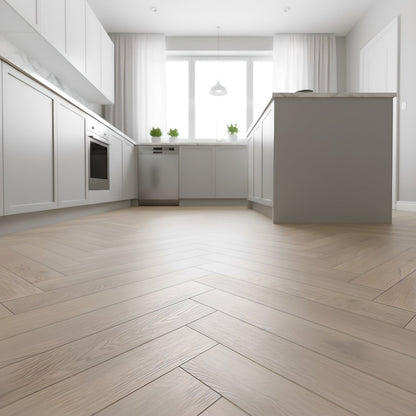 Baum Meadow Oak Herringbone (Laminate Flooring) - Wood Floor Store