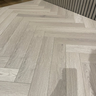 Baum Meadow Oak Herringbone (Laminate Flooring) - Wood Floor Store