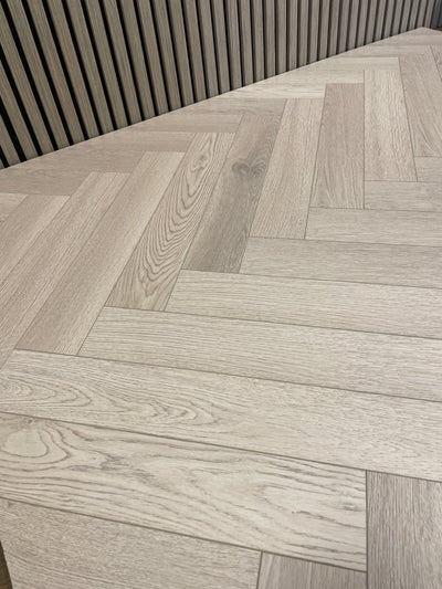 Baum Meadow Oak Herringbone (Laminate Flooring) - Wood Floor Store