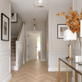 Baum Washed Oak Herringbone (Laminate Flooring)