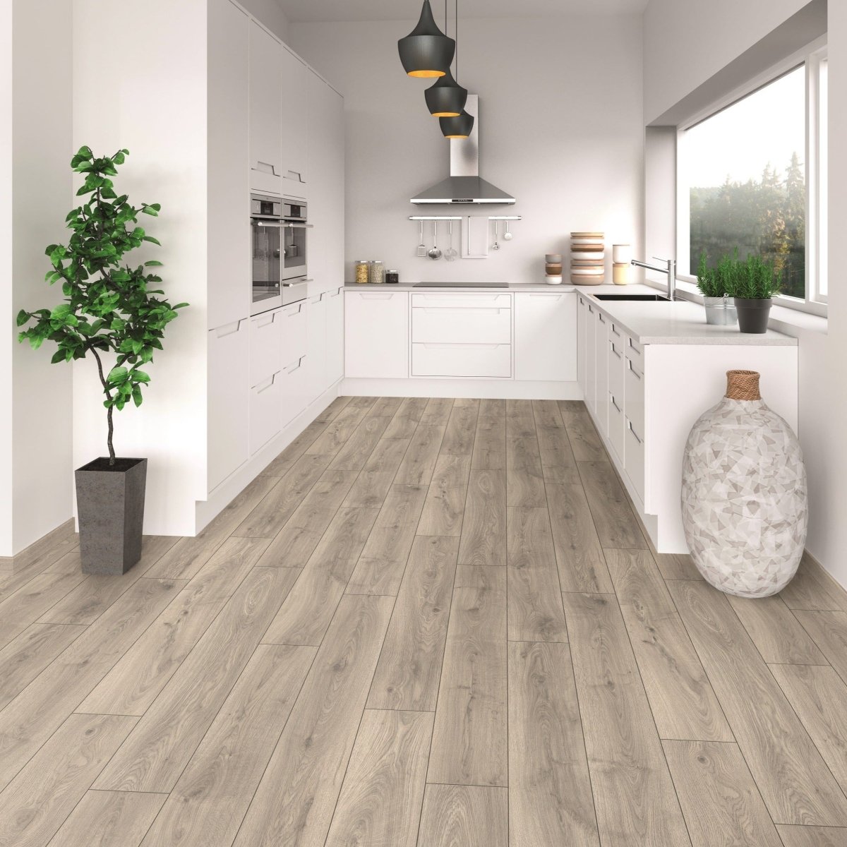 Eurohome Gray Oak 12mm - Wood Floor Store