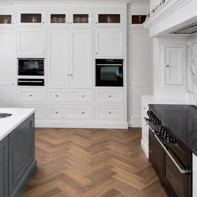 Fika Chalet Oak Herringbone (Engineered Flooring) - Wood Floor Store