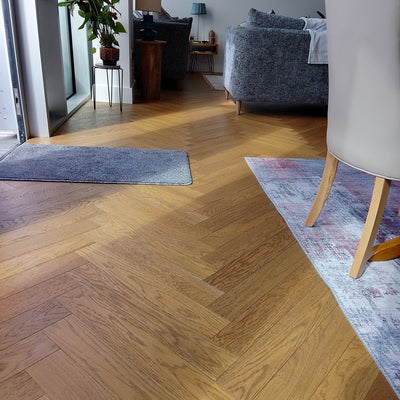 Fika Chestnut Oak Herringbone - Wood Floor Store