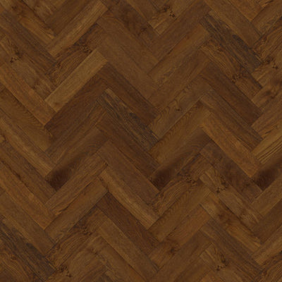 Fika Double Smoked Oak Herringbone - Wood Floor Store
