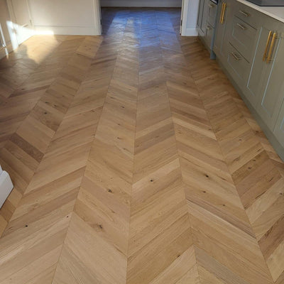 Fika Florence Oak Chevron - Wood Floor Store