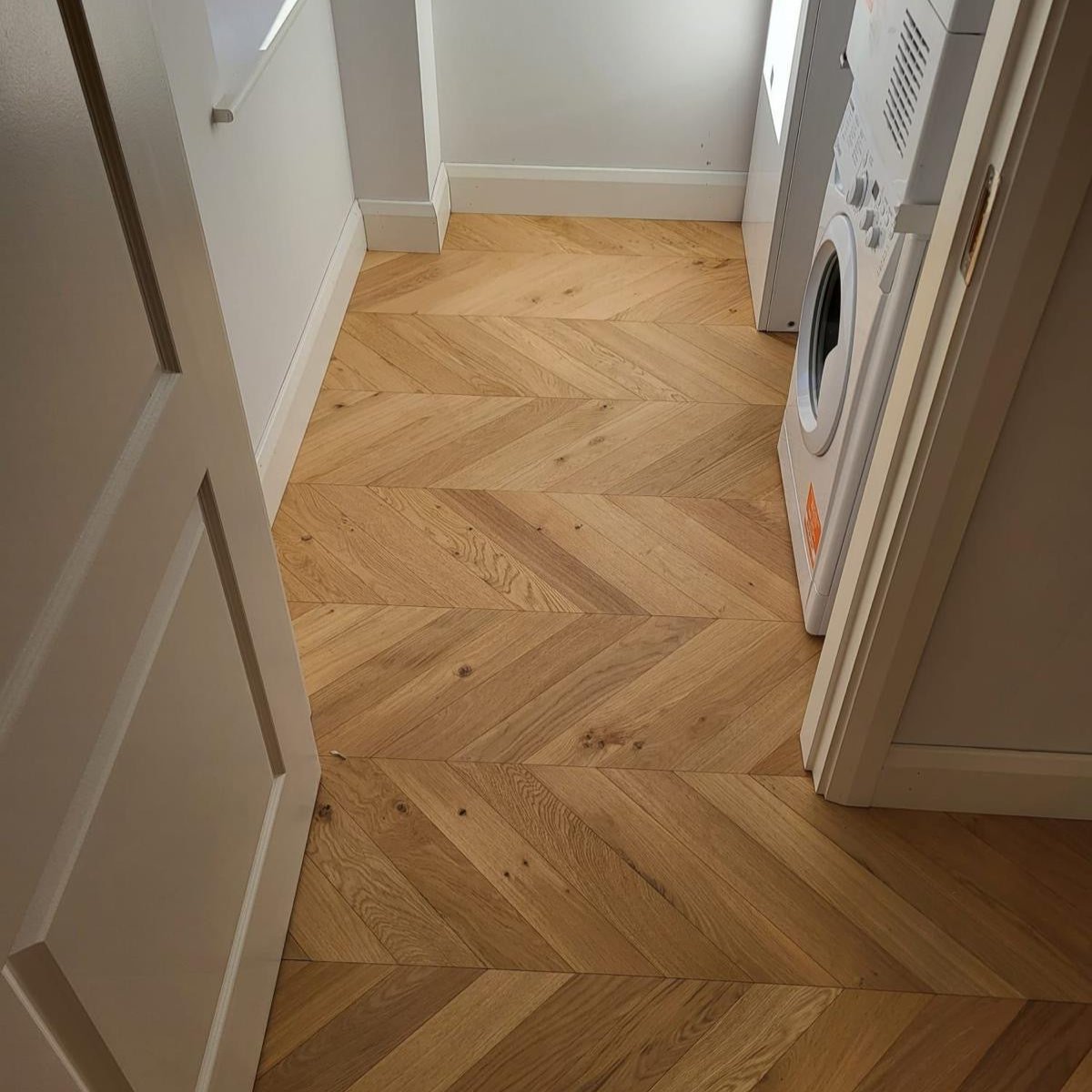 Fika Florence Oak Chevron - Wood Floor Store