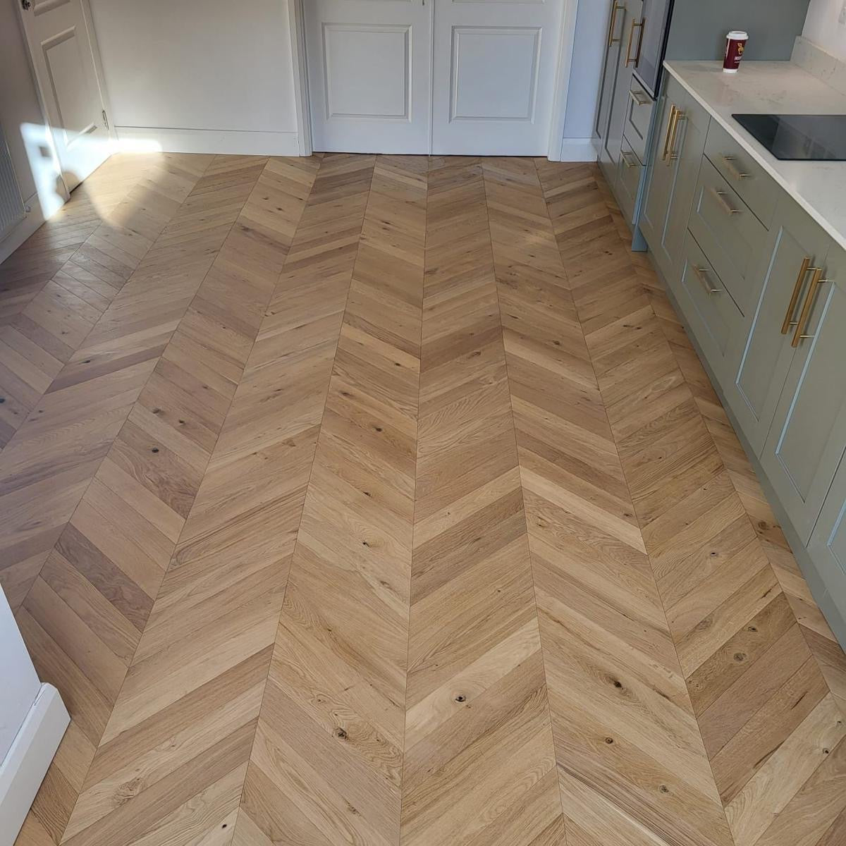 Fika Florence Oak Chevron - Wood Floor Store