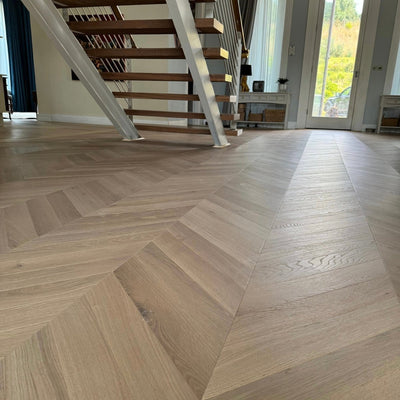 Fika Florence Oak Chevron - Wood Floor Store