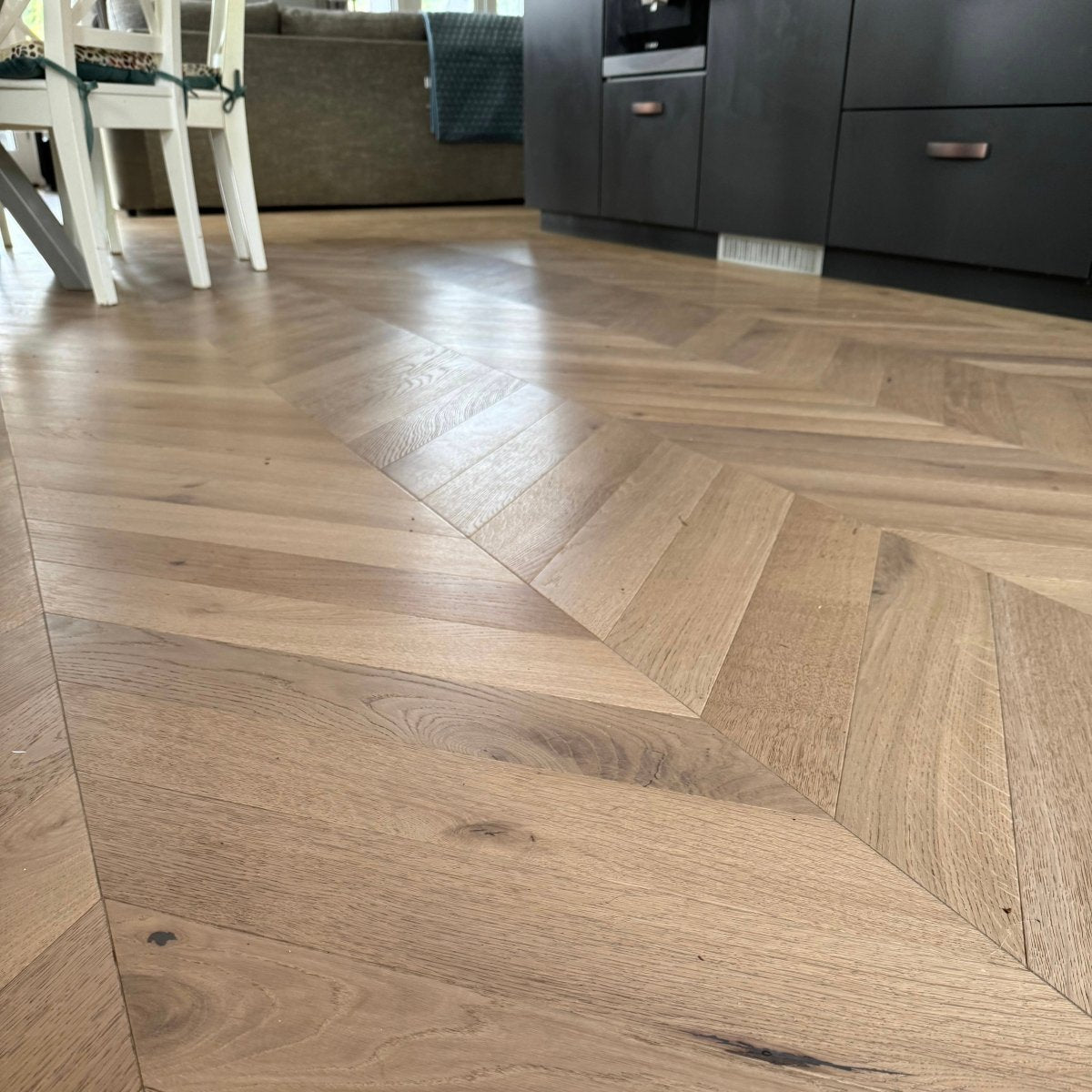 Fika Florence Oak Chevron - Wood Floor Store