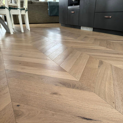 Fika Florence Oak Chevron - Wood Floor Store