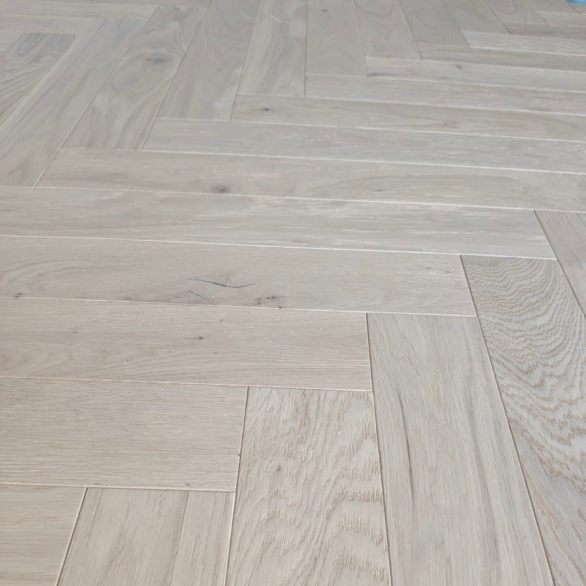Fika Florence Oak Herringbone (Engineered Flooring) - Wood Floor Store