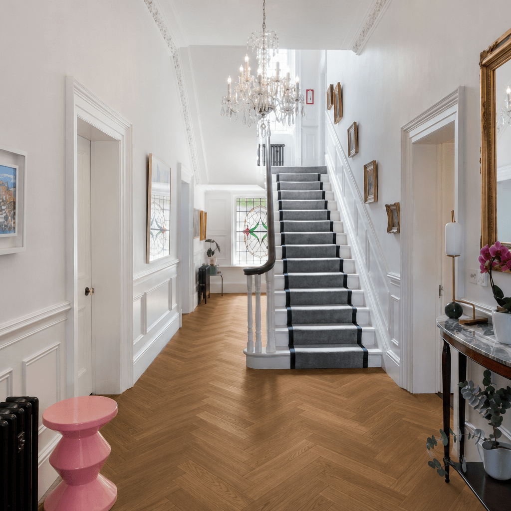 Fika Fumed Oak Herringbone (Engineered Flooring) - Wood Floor Store