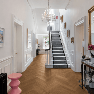 Fika Fumed Oak Herringbone (Engineered Flooring) - Wood Floor Store