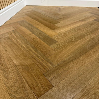 Fika Mayfair Oak Herringbone (Engineered Flooring) - Wood Floor Store