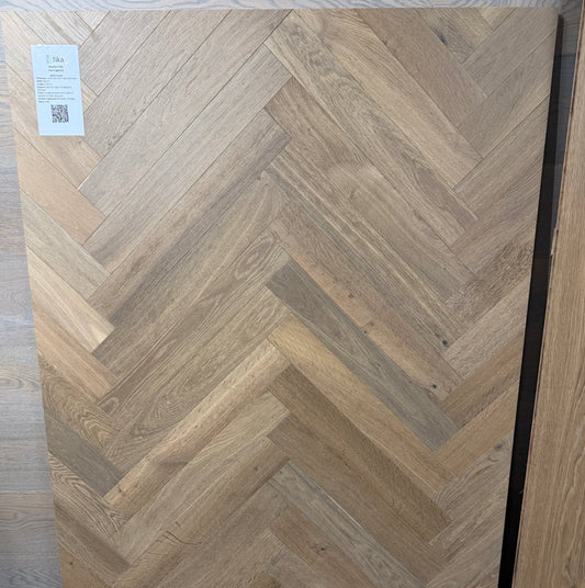 Fika Mayfair Oak Herringbone (Engineered Flooring) - Wood Floor Store