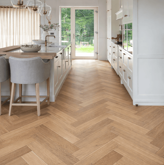 Fika Sienna Oak Herringbone (Engineered Flooring) - Wood Floor Store