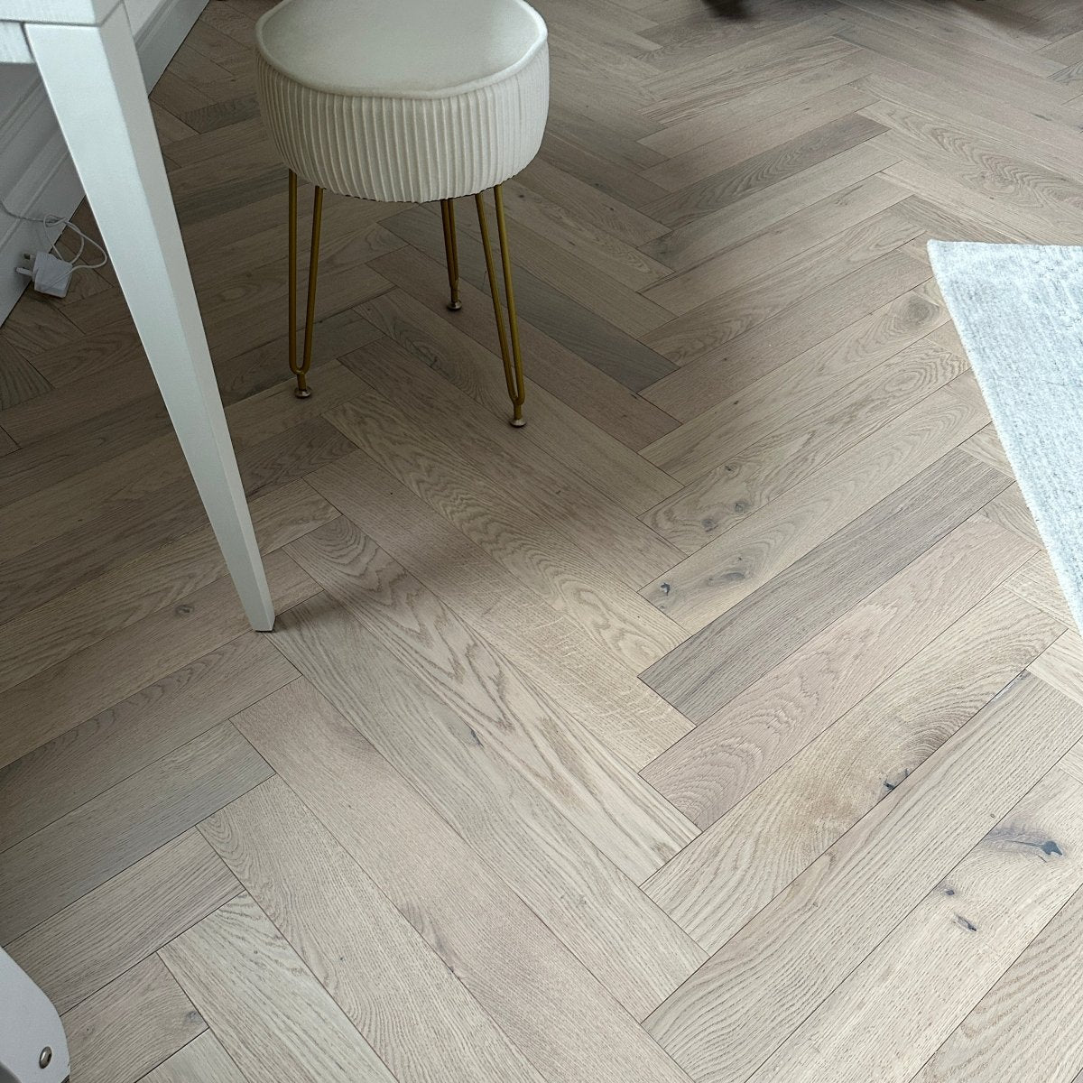 Fika Sorrento Oak Herringbone - Wood Floor Store