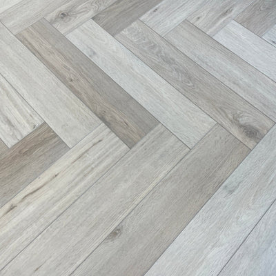 Karna Bordeaux Oak Herringbone SPC - Wood Floor Store