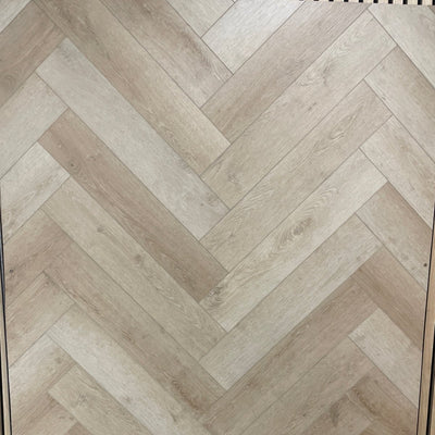 Karna Seaside Oak Herringbone SPC - Wood Floor Store