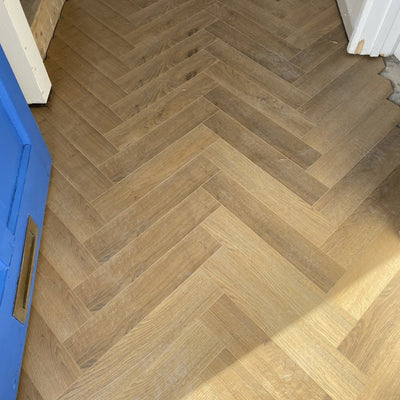 Konig Prestige Farmhouse Oak Herringbone - Wood Floor Store