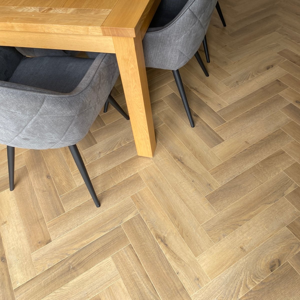 Konig Prestige Farmhouse Oak Herringbone - Wood Floor Store