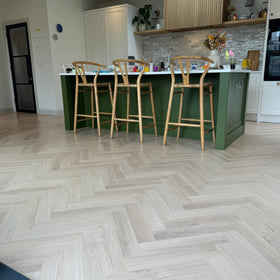 Konig Prestige Light Oak Herringbone - Wood Floor Store