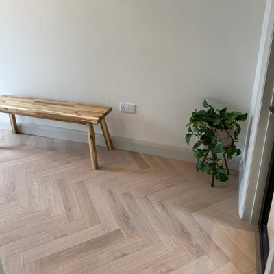 Konig Prestige Light Oak Herringbone - Wood Floor Store