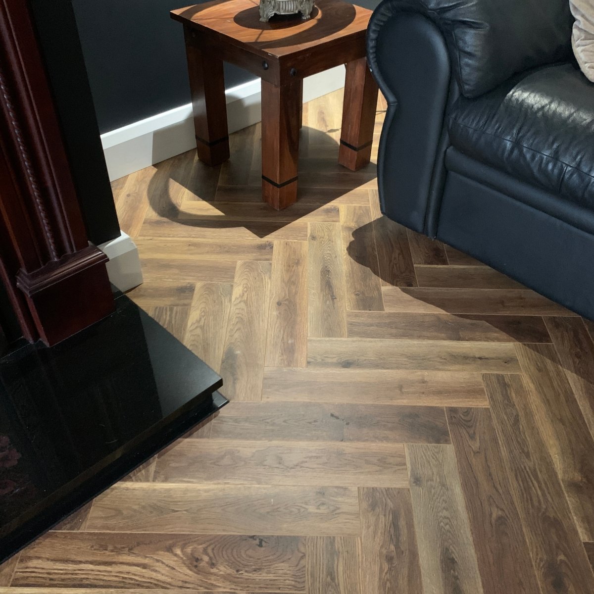 Konig Prestige Lightly Smoked Oak Herringbone - Wood Floor Store