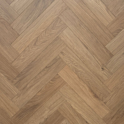 Konig Prestige Midnight Oak Herringbone (Laminate Flooring) - Wood Floor Store