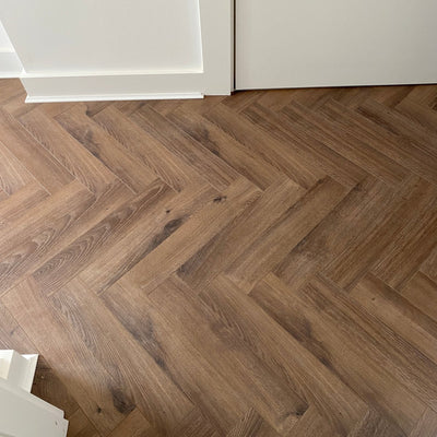 Konig Prestige Mocha Oak Herringbone - Wood Floor Store